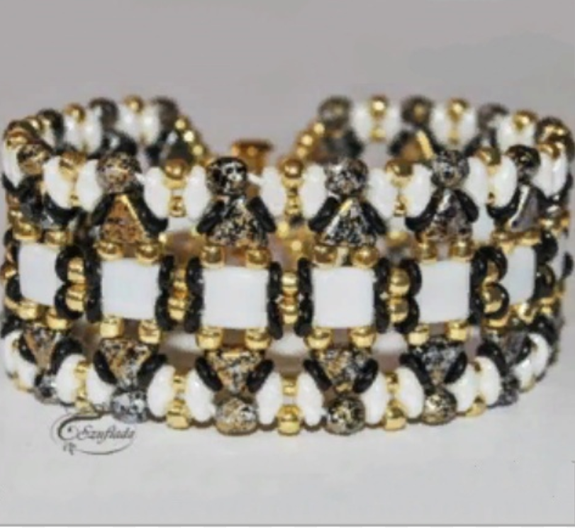 Beaded Bracelet "Gold"