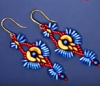 DIY: Beaded Earrings "Hawk"