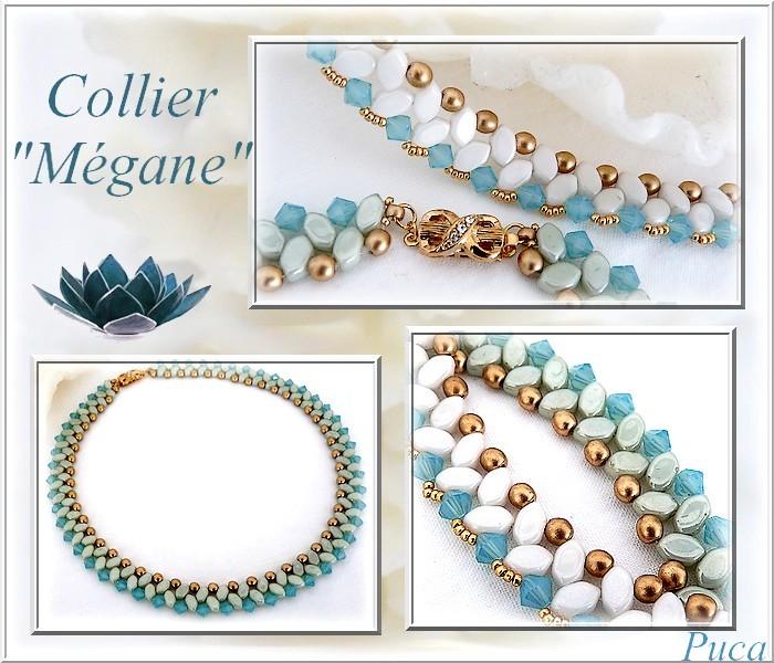 Free Tutorial: Necklace "MEGANE" by Puca