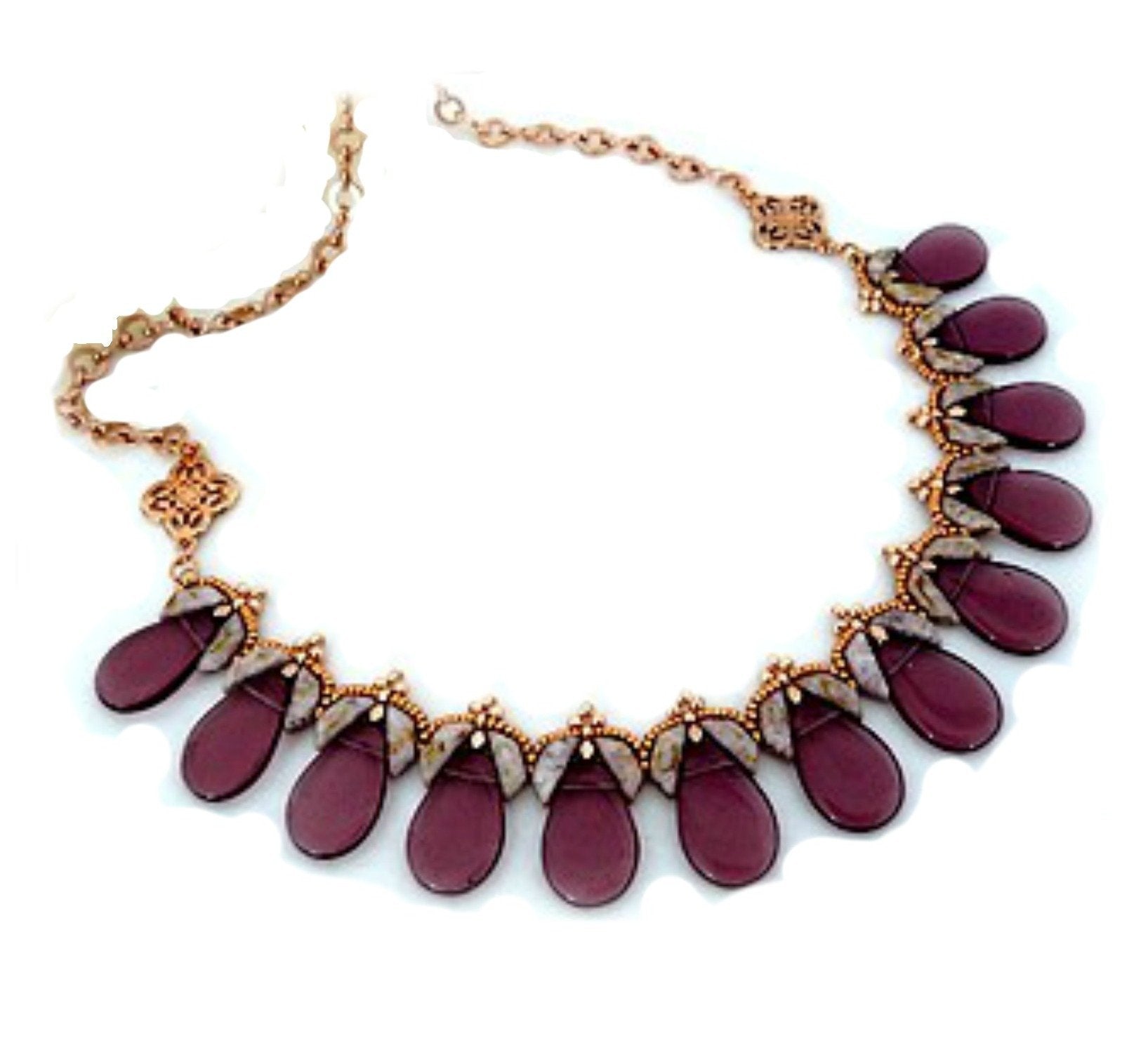 Free Tutorial: Necklace "Tess" by Puca