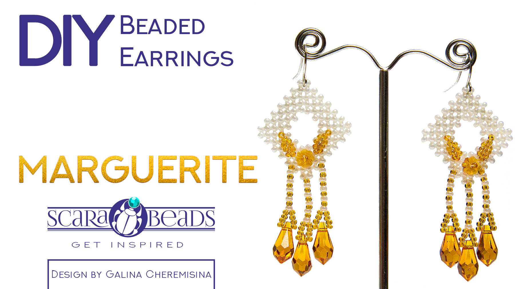 DIY: Amazing Earrings "Marguerite"