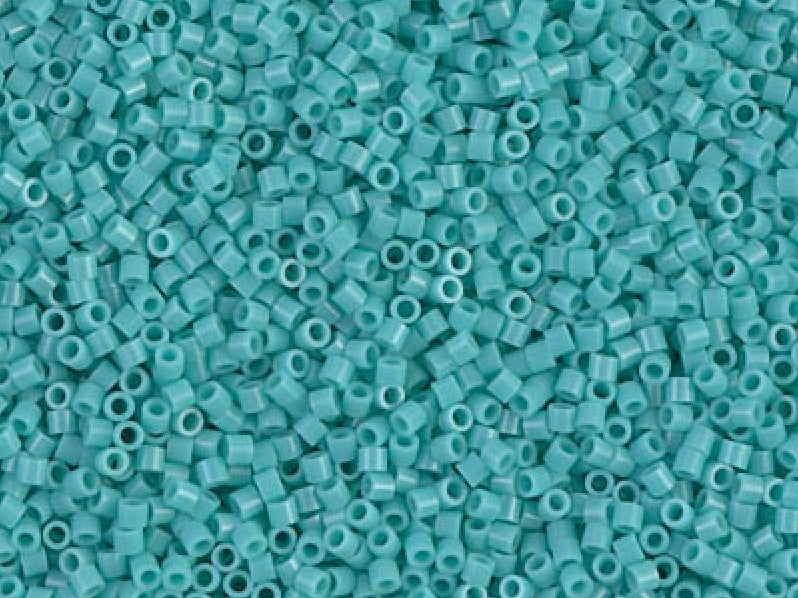 Delica Glasperlen 15/0 Opak Türkisgrün Japanische Glasperlen Miyuki Color_Green