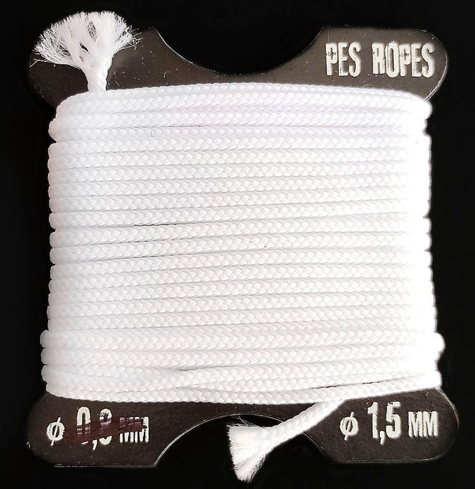Pes Seile 5x15 mm Weiß Polyester Farbe_White