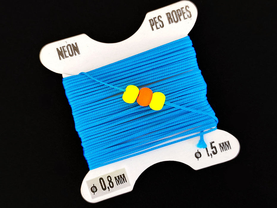 Pes Seile 5x08 mm Neon Dunkelblau Polyester Farbe_Blue