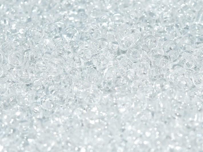 Zwischenperlen 2.2x1 mm Kristall  Japanische Glasperlen Miyuki Farbe_Clear