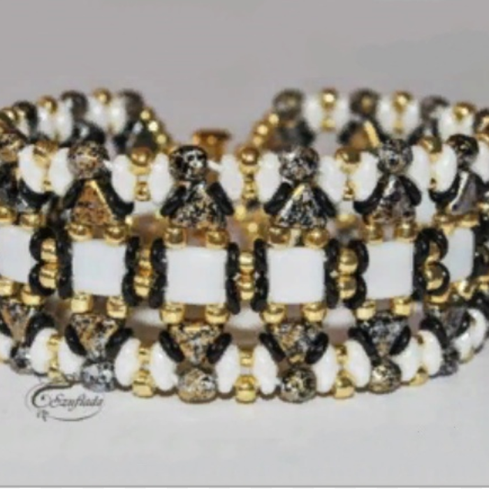 Beaded Bracelet "Gold"