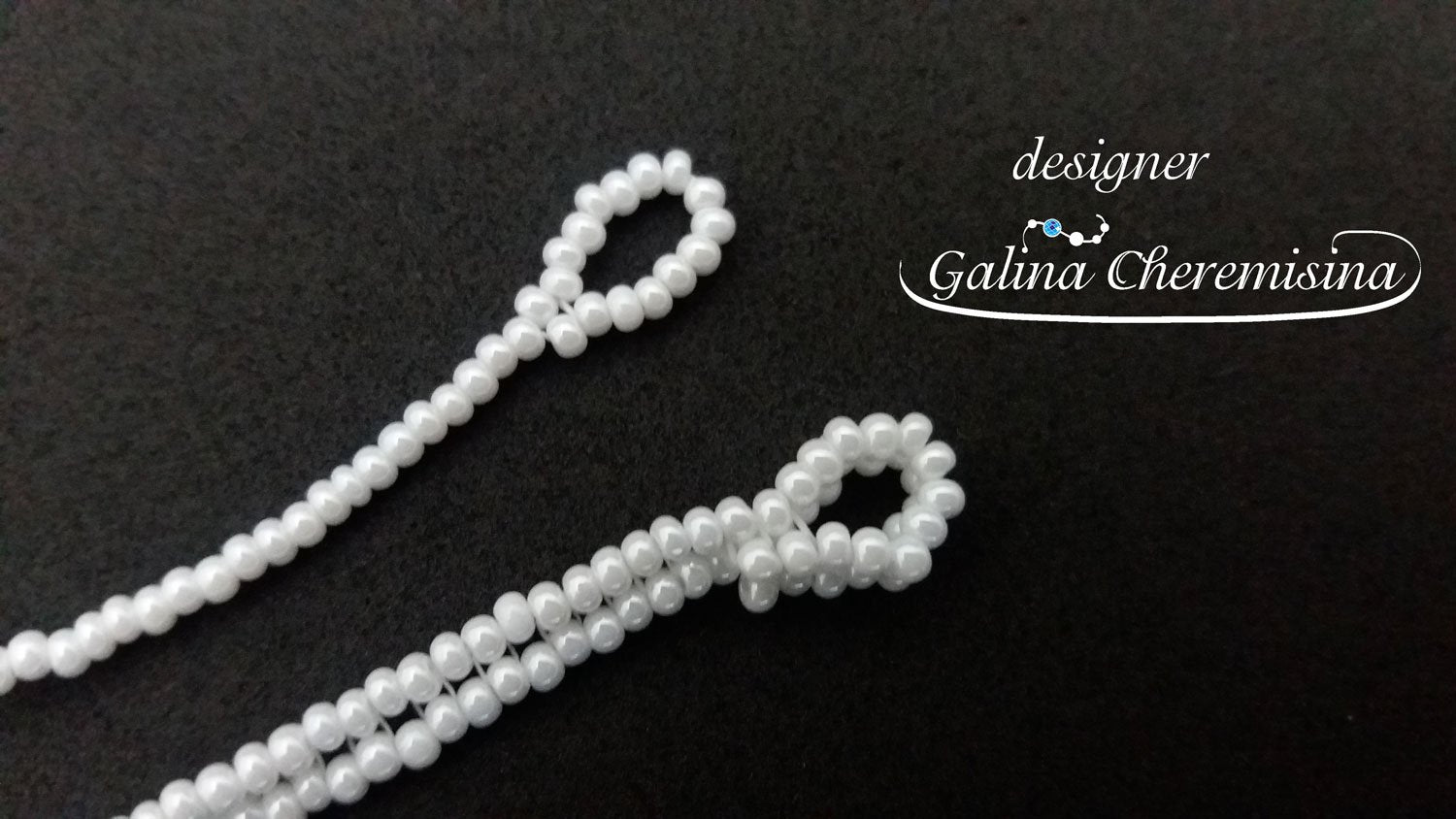 DIY: Beadwork Basics. How to finish beaded chain with a loop findings