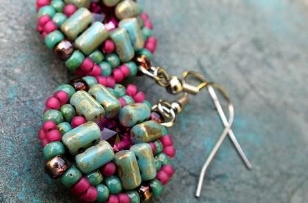 Free Tutorial: Mosaic Earrings