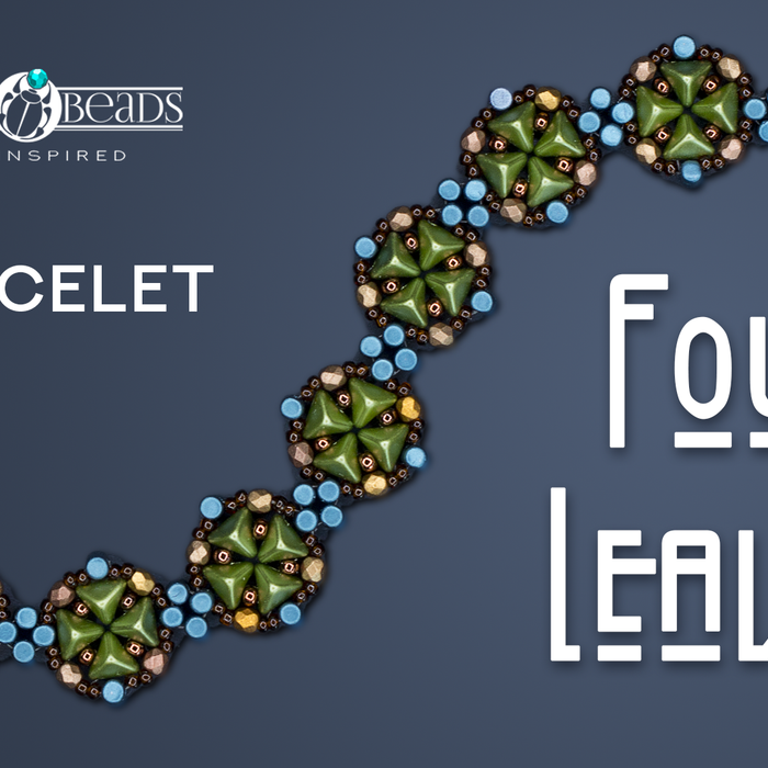 Handmade: Beaded Bracelet Fourleaves