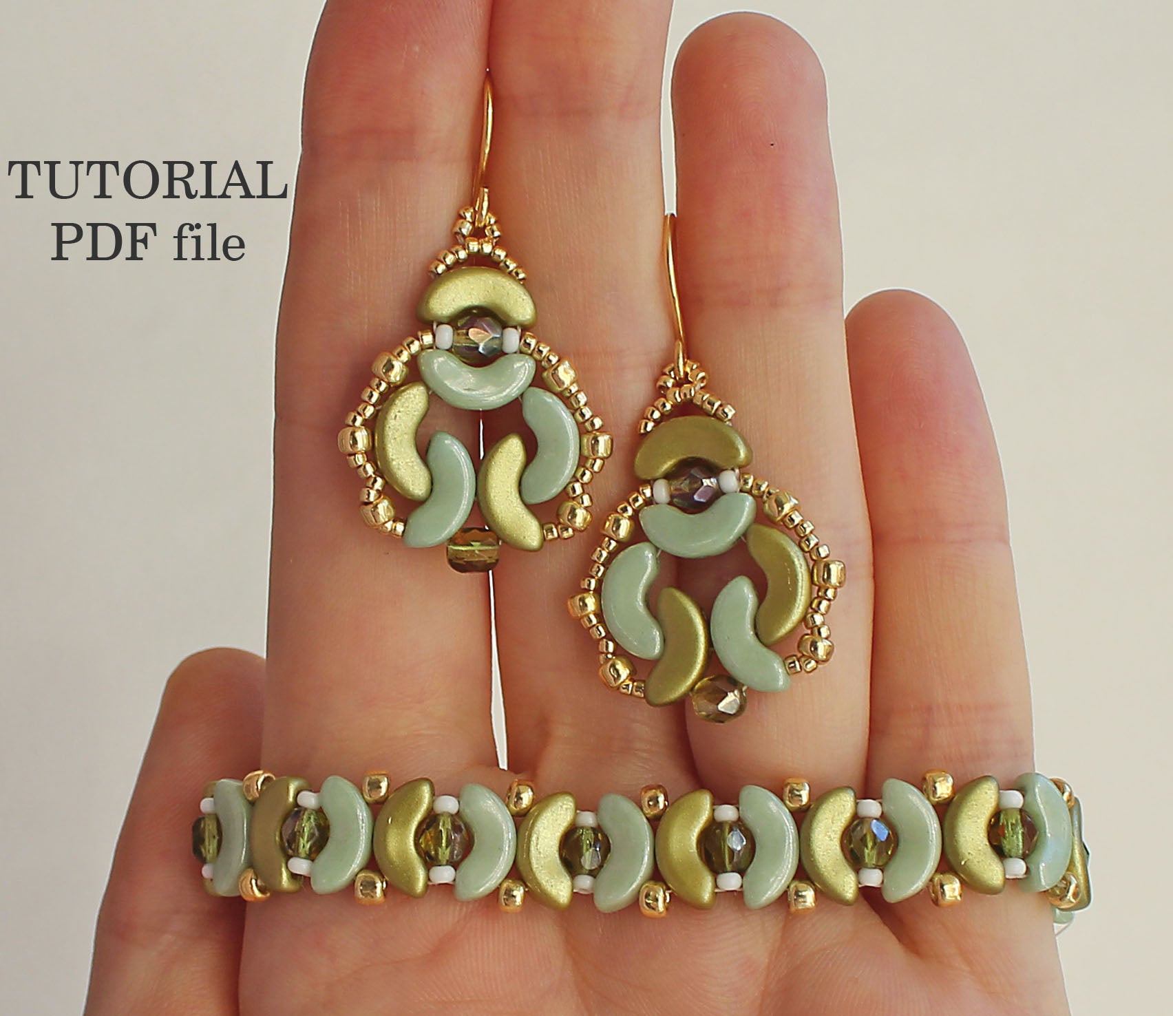 TUTORIAL JEWELRY SET “OLIVE” (Special file free for ScaraBeads)