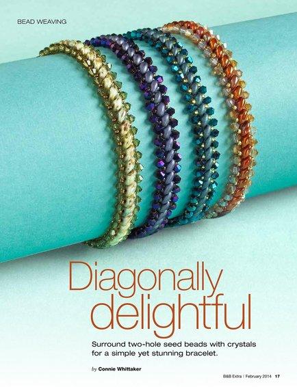 Beadweawing: Diagonally Delightful