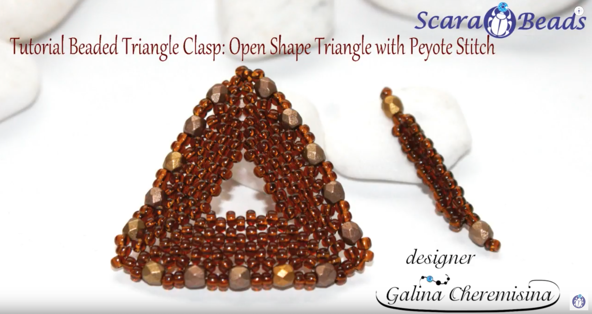 DIY: Beaded Triangle Clasp 