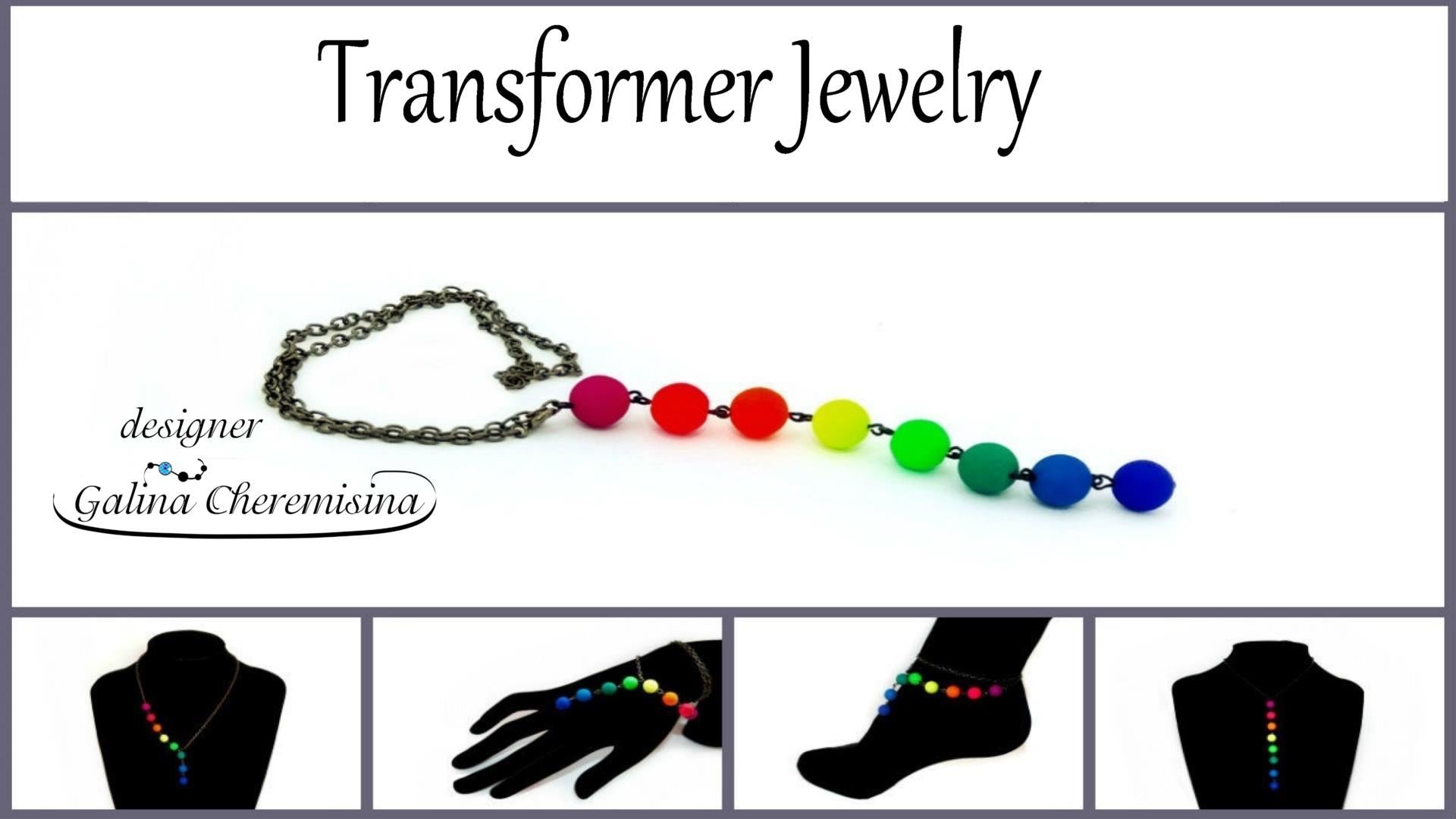 DIY: Transformer Jewelry made of Neon Beads