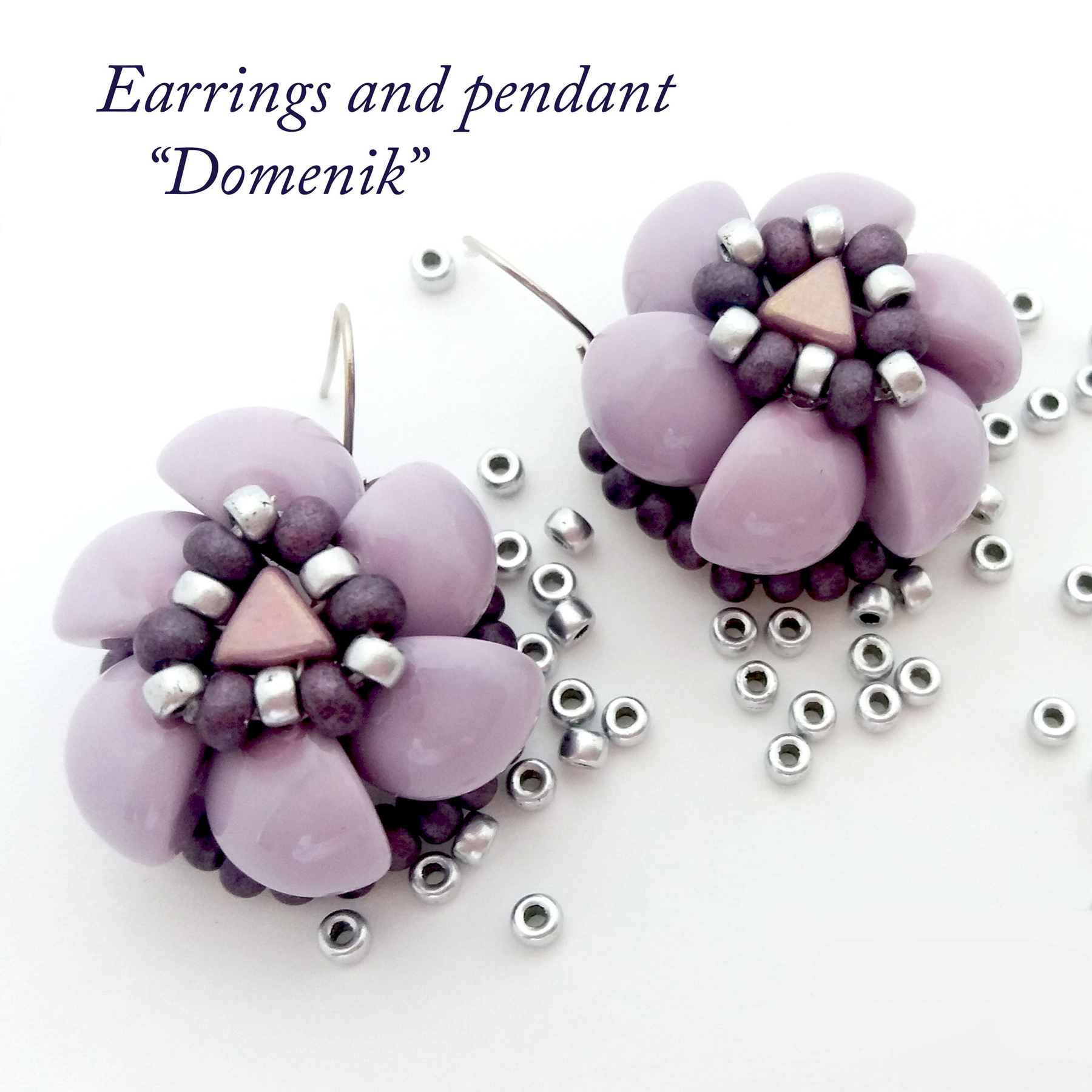 DIY: Flower Domenik with Dome Beads