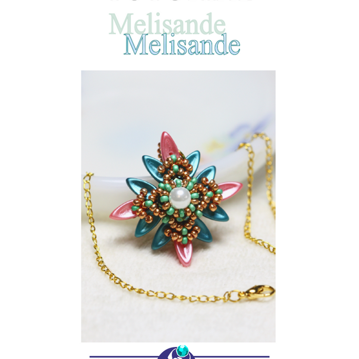 Free Tutorial: Pendant "Melisande" by ScaraBeads