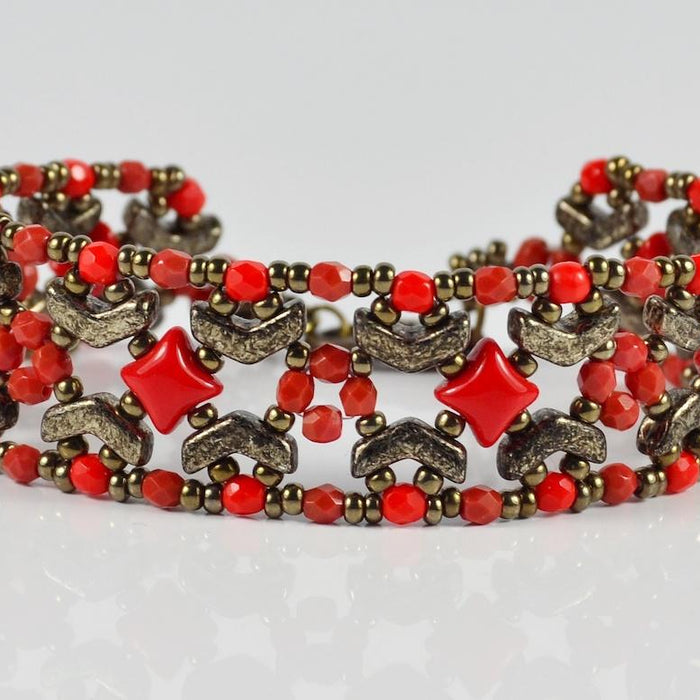 Nuria Bracelet - Beading Tutorial with Arrow beads