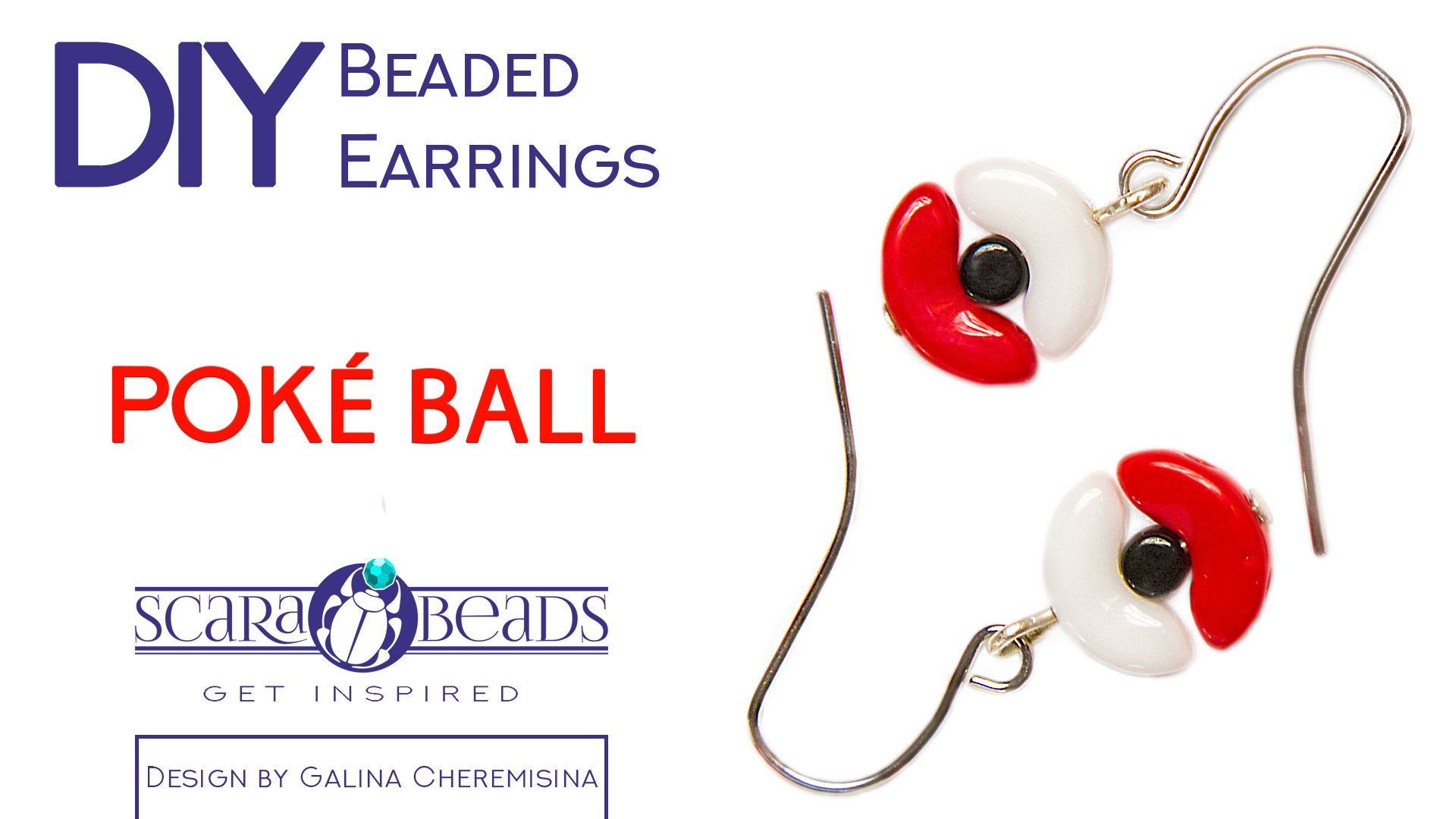 DIY: Earrings Pokeball