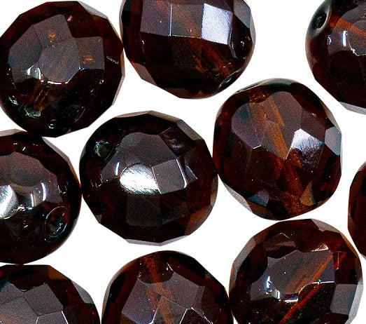 Runde Fire Polished Glasperlen 12 mm