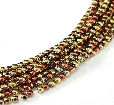 Runde Glasperlen 2 mm