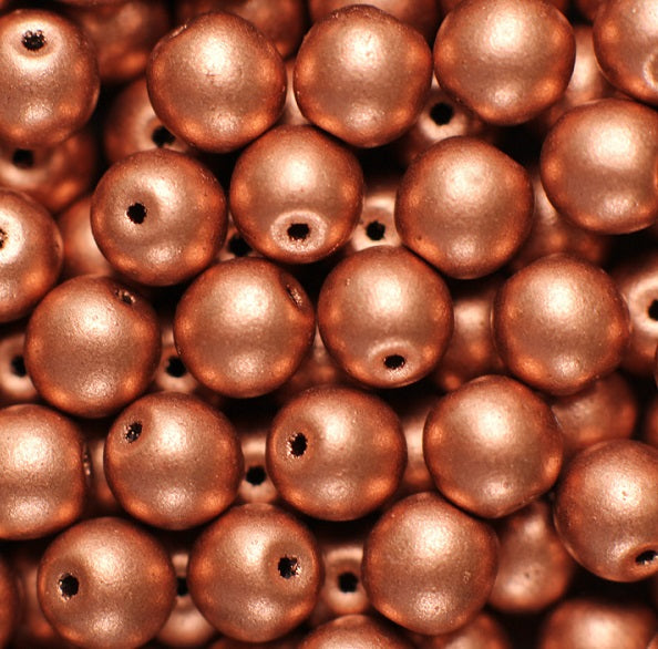 Runde Glasperlen 6 mm