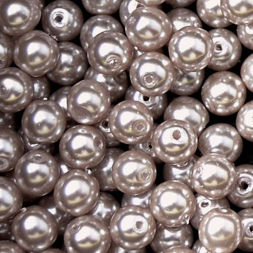 Rundperlen perlmuttfarben 6 mm