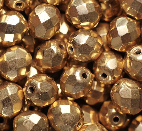 Runde Fire Polished Glasperlen 8 mm