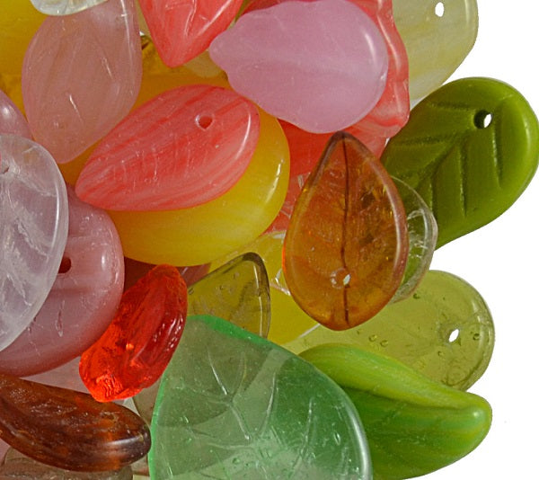 Gemischte Glasperlen