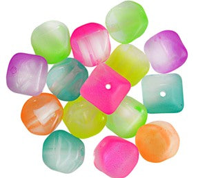 Neon Glasperlen anderer Formen