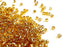 50 g Delica Glasperlen 11/0, Gold mit versilbertem Loch, Japanische Glasperlen Miyuki (Delica Seed Beads)