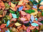 30 pcs Lorbeerblattperlen 6x12 mm, Mix, Tschechisches Glas (Bay Leaf Beads)