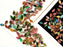 30 pcs Lorbeerblattperlen 6x12 mm, Mix, Tschechisches Glas (Bay Leaf Beads)