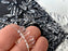 200 pcs Dolchperlen 3x11 mm, Kristall, Tschechisches Glas (Dagger Beads)