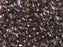Feuerpolierte Perlenformen 6x4 mm Amethyst Bronzefarben Tschechisches Glas Farbe_Purple