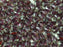 Feuerpolierte Perlenformen 6x4 mm Amethyst Dunkler Travertin Tschechisches Glas Farbe_Purple