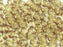 Feuerpolierte Perlenformen 6x4 mm Gelbe Bronzefarben Tschechisches Glas Farbe_Yellow