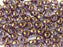 Feuerpolierte Perlenformen 6 mm Kristall Bronzefarben Tschechisches Glas Farbe_Clear Farbe_ Brown