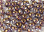 Feuerpolierte Perlenformen 8 mm Kristall Bronzefarben Tschechisches Glas Farbe_Clear Farbe_ Brown
