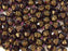 Feuerpolierte Perlenformen 8x6 mm Amethyst Bronzefarben Tschechisches Glas Farbe_Purple Farbe_ Brown