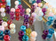 50 St. Pony Gepresste Perlen 5,5 mm, Mega-Mischung, Tschechisches Glas (Pony Beads)