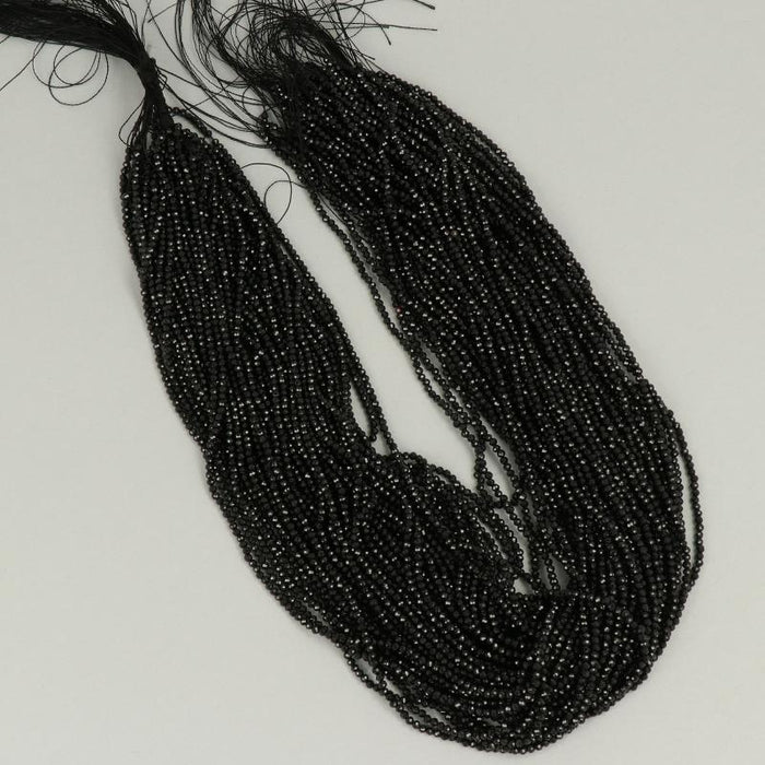 Edelsteinperlen 2 mm Alabaster Picasso  Farbe_Black