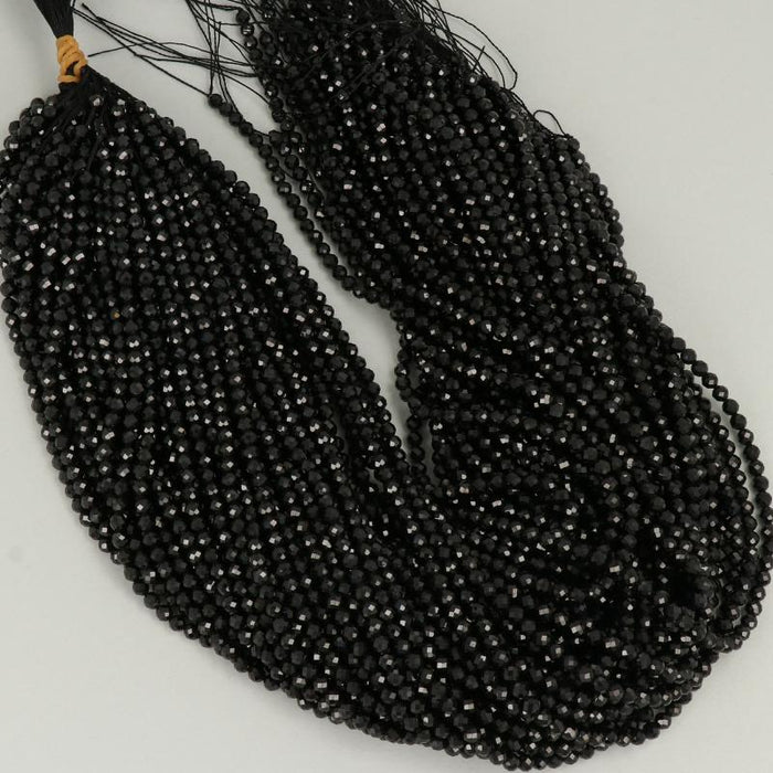 Edelsteinperlen 4 mm Alabaster Kräuter & Gewürze Curry  Farbe_Black