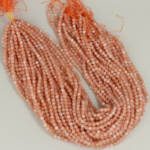 Edelsteinperlen 45 mm Tiefschwarz Travertin mit Fuchsienstreifen  Farbe_Orange