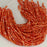 Edelsteinperlen 6 mm Alabaster Rot-Orange in Keramikoptik  Farbe_Orange