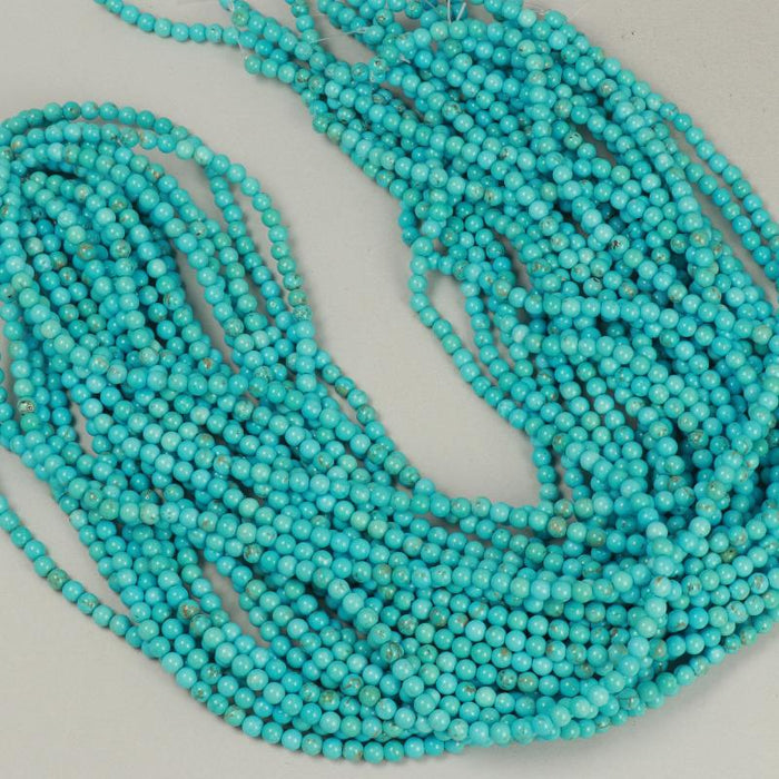 Edelsteinperlen 4 mm Kristall Voll-Apricot Mittel  Farbe_Blue Farbe_ Green