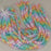 1 Strand 38/40 cm Edelsteinperlen 8 mm Selenit Mischfarbe Rund glatt  Farbe_Multicolored