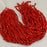 1 Strand 38/40 cm Edelsteinperlen 8x6 mm Koralle Bambus Rot Nugget glatt  Farbe_Red