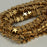 1 Strand 38/40 cm Edelsteinperlen 6 mm Hämatit Plattiert Gold Stern glatt  Farbe_Gold