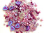 35 g Glasperlen-Mix, French Rose Fuchsia, Tschechisches Glas (Glass Bead Mix)