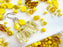 35 g Glasperlen-Mix, Jonquil Gelb Goldrute, Tschechisches Glas (Glass Bead Mix)