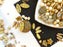 35 g Glasperlen-Mix, Goldener Kornfeld, Tschechisches Glas (Glass Bead Mix)
